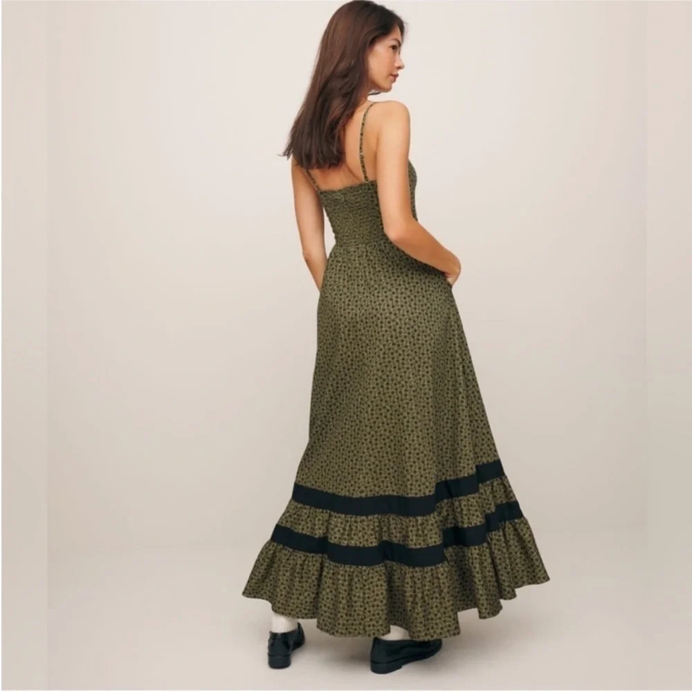 Reformation Baina dress in dandy - Picture 4 of 9
